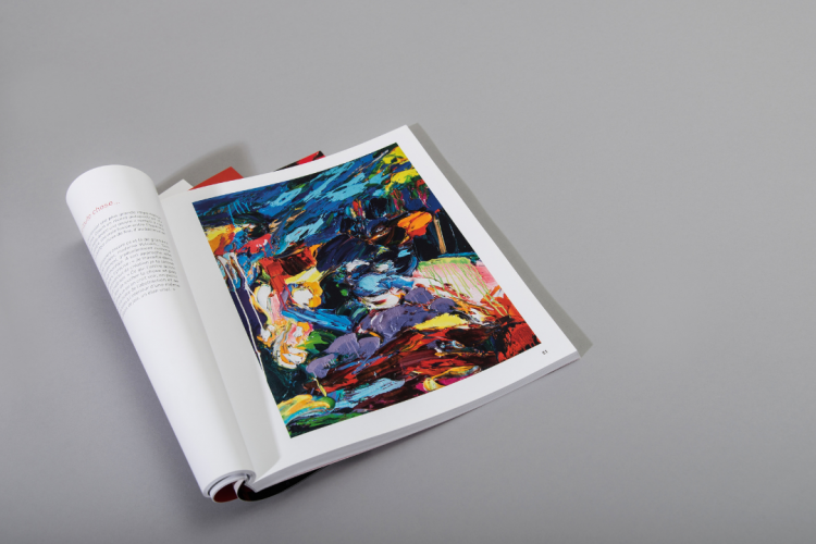 Peintures recentes art book printed by KOPA printing