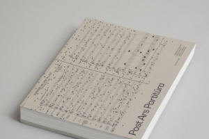 Post Ars partitūra book printed by KOPA printing